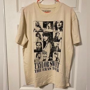 Taylor Swift The Eras Tour Beige T-shirt